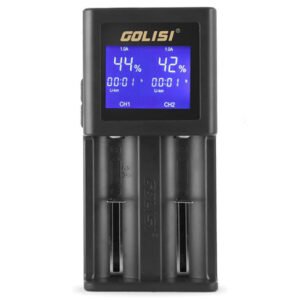 Golisi S2 Smart Charger with LCD Screen (2 Bay)