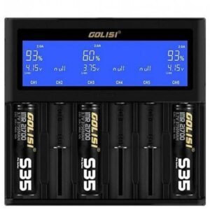 Golisi S6 Smart Charger with LCD Screen (6 Bay)