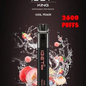iGET KING VAPE 2600 PUFF – COOL PEACH