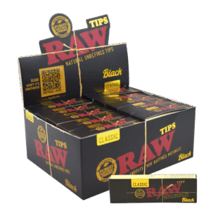 RAW Classic Filter Tips - Black Classic