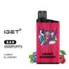 iGET BAR VAPE 3500 PUFF – CHERRY BLUEBERRY