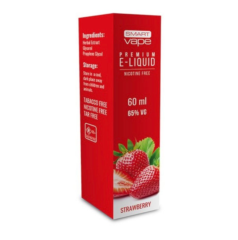 SMART VAPE E-LIQUID JUICE STRAWBERRY (60ML) - Just Vapes Australia